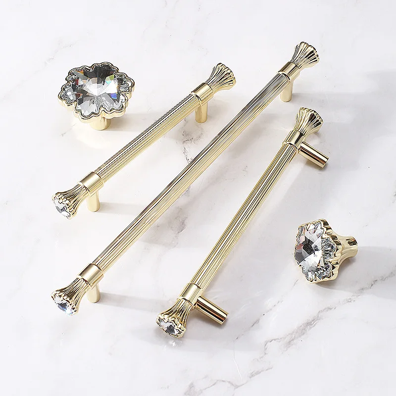 Drawer Pull Gold - Modern Minimalist Wardrobe Door Handle, French
