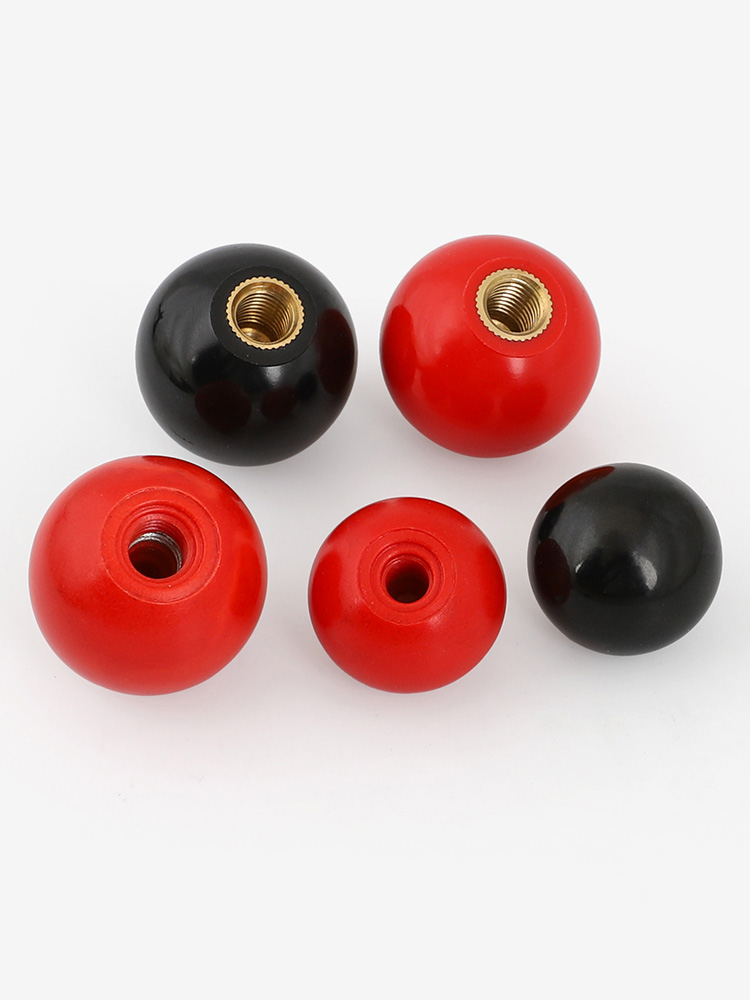Restoration Hardware Furniture Used - 5Pcs Red Black Copper Core Ball