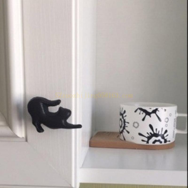 Unique Furniture Hardware - 4Pcs Cats Dressers Knob Kitchen Cabinet