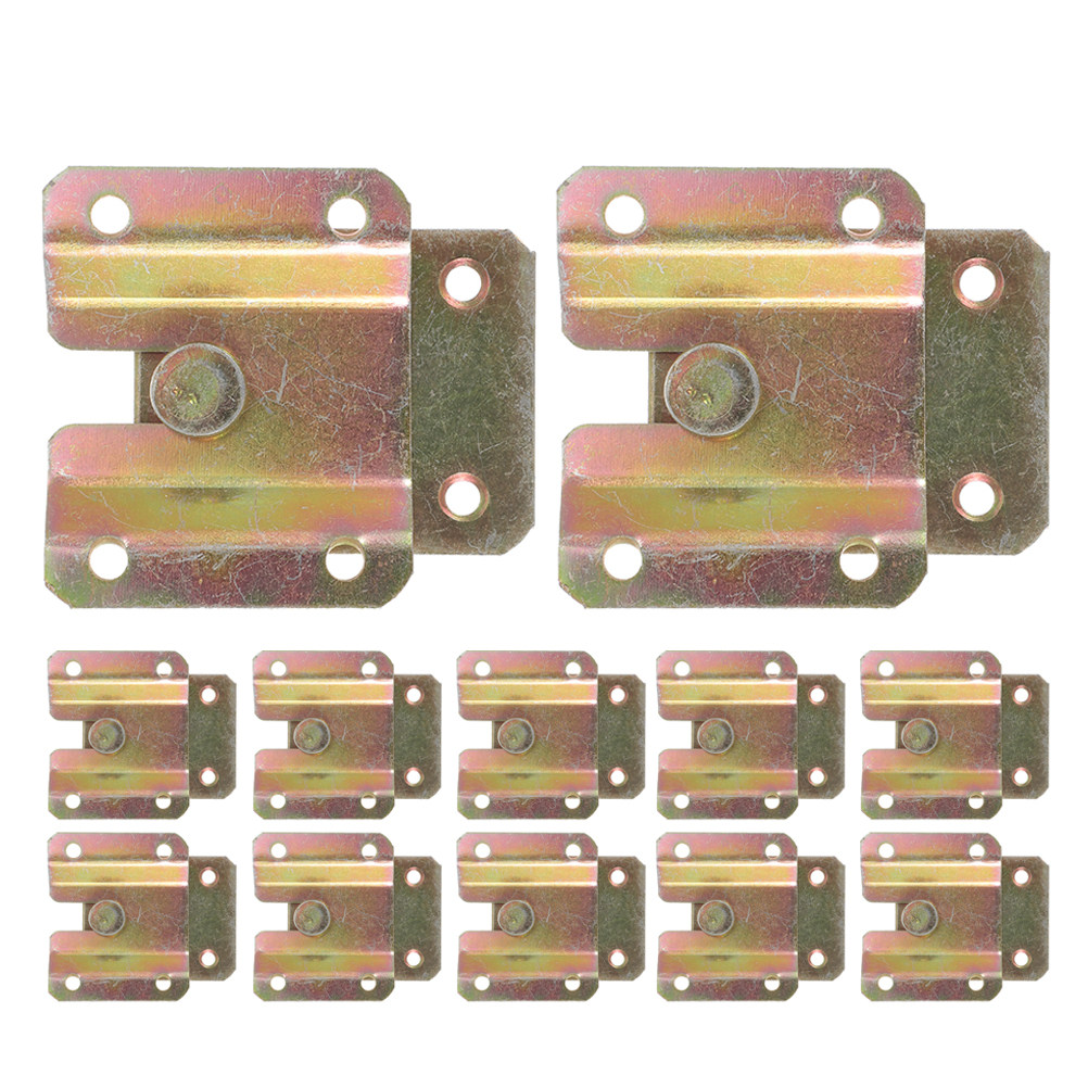 Furniture Hardware Brackets - 12Pcs Interlocking Flush Mount Corner Connector