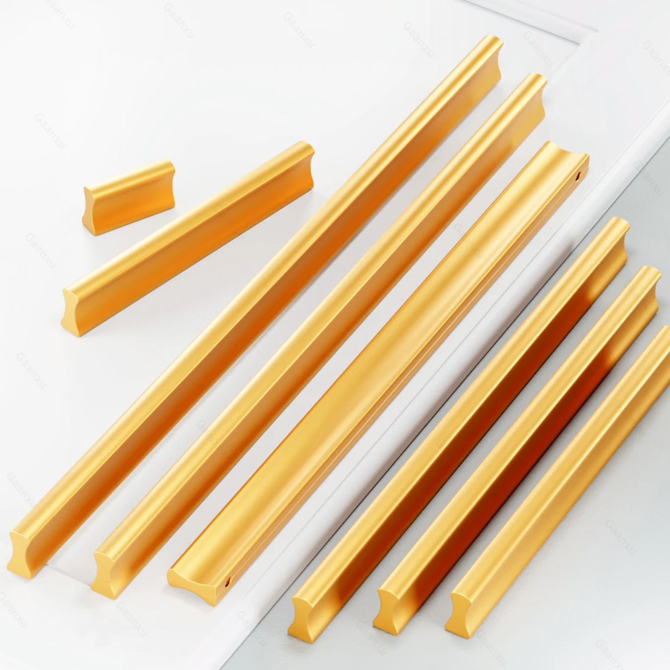 American Long Cabinet Door Han - Drawer Pull Gold 评论和价格