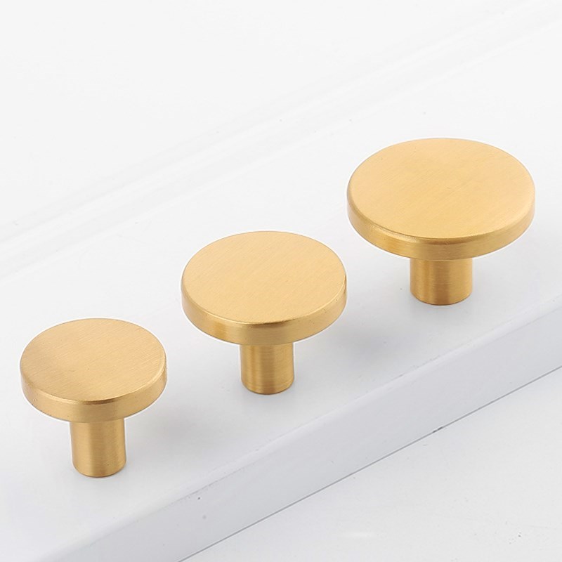 Round Brass Kitchen Cabinet Dr - Furniture Hardware Bolts 评论和价格