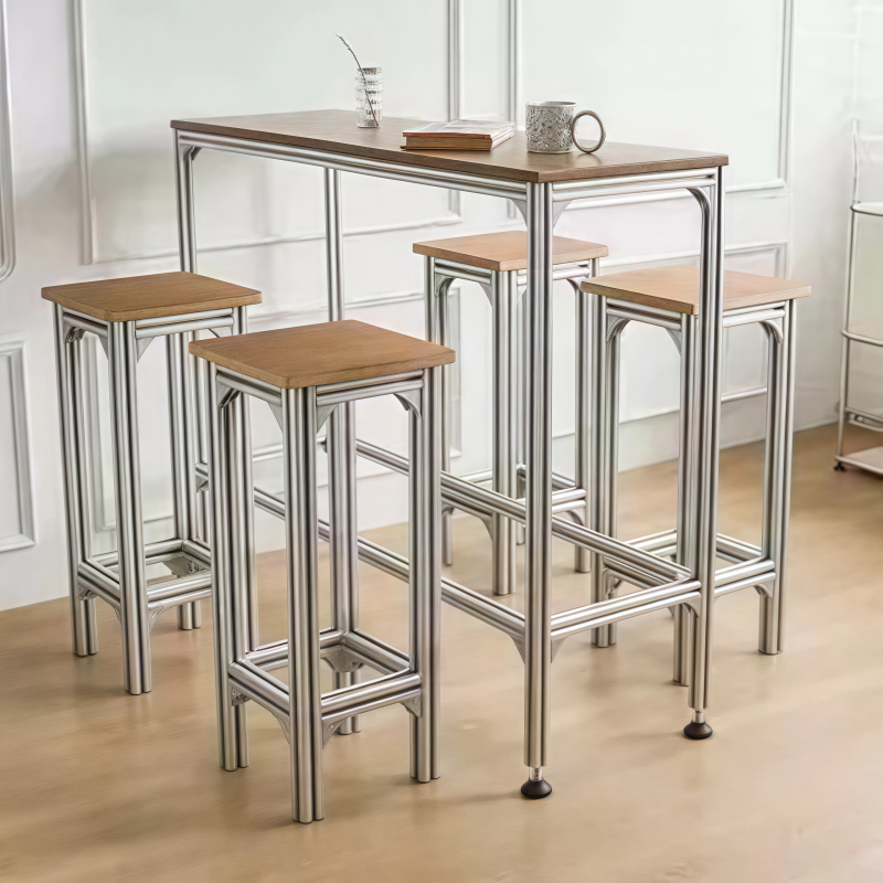 solid wood high bar table and  - Furniture Hardware Shop 评论和价格