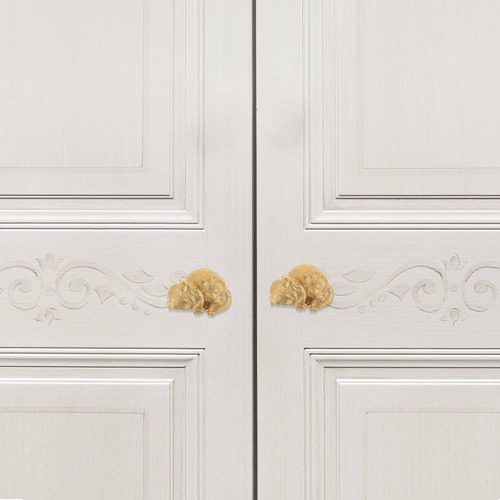 Unique Brass Door Handle Vinta - Unique Furniture Hardware 评论和价格