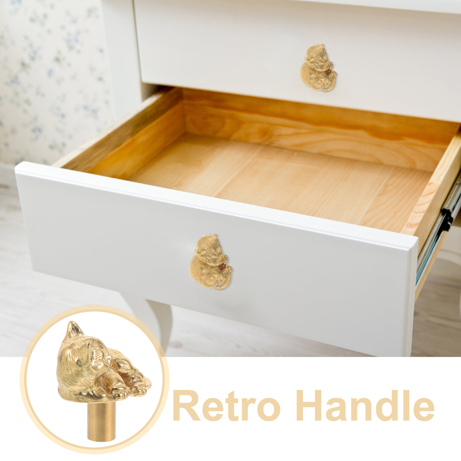 Unique Brass Door Handle Vinta - Unique Furniture Hardware 评论和价格