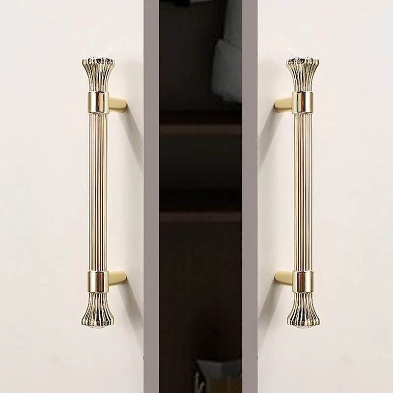 Modern Minimalist Wardrobe Doo - Drawer Pull Gold 评论和价格