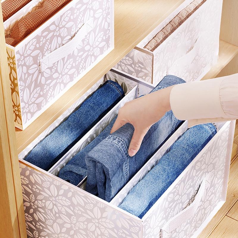 Jeans Compartment Storage Box  - Drawer Organizer Peg 评论和价格