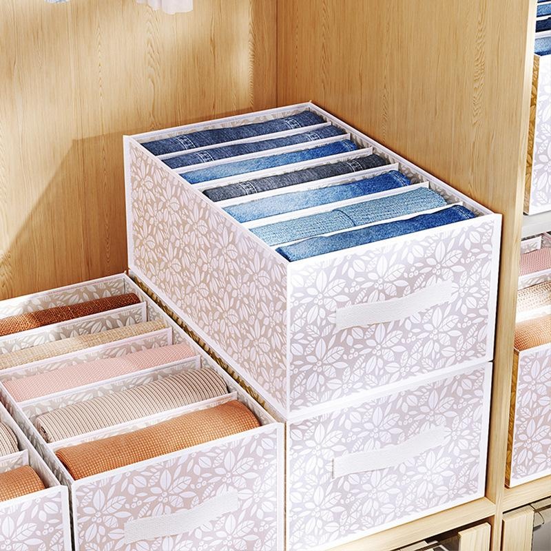Jeans Compartment Storage Box  - Drawer Organizer Peg 评论和价格