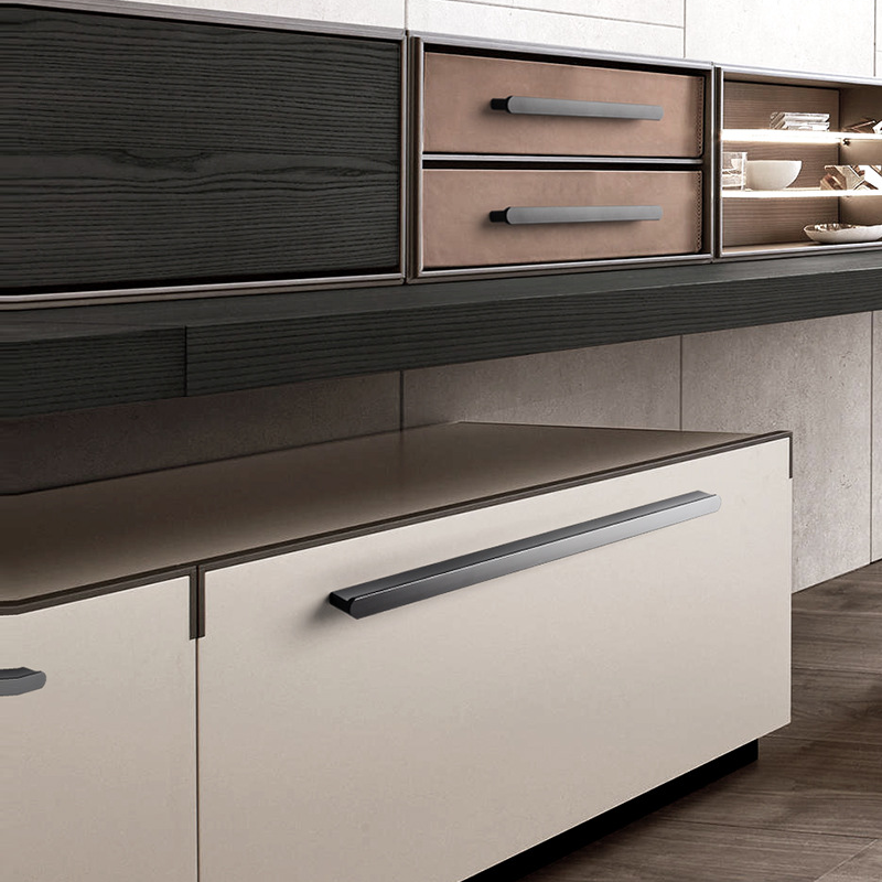 80-600mm Cabinet Door Rounded  - Drawer Pull Gold 评论和价格