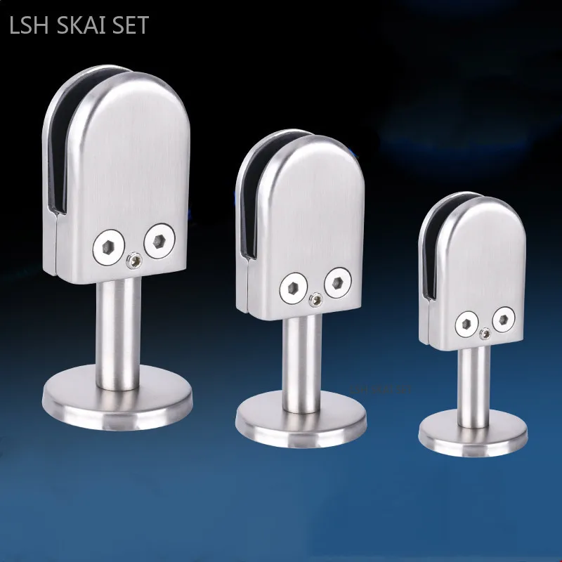 1pc Stainless Steel Glass Clam - Furniture Hardware Brackets 评论和价格