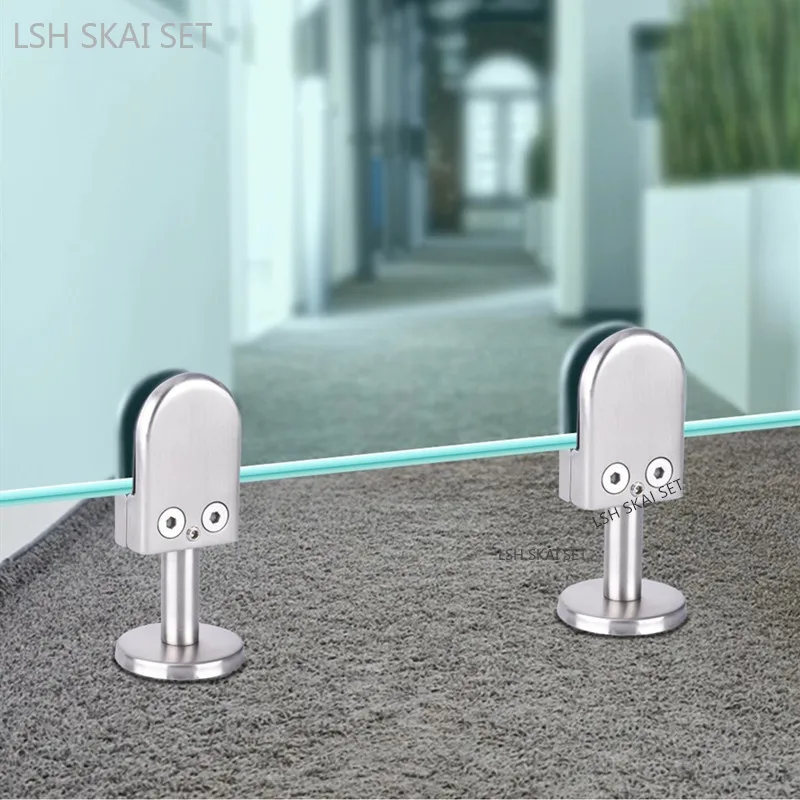 1pc Stainless Steel Glass Clam - Furniture Hardware Brackets 评论和价格
