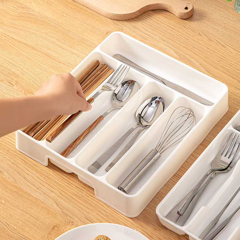 4/5 Compartments Cutlery Organ - Drawer Organizer Peg 评论和价格