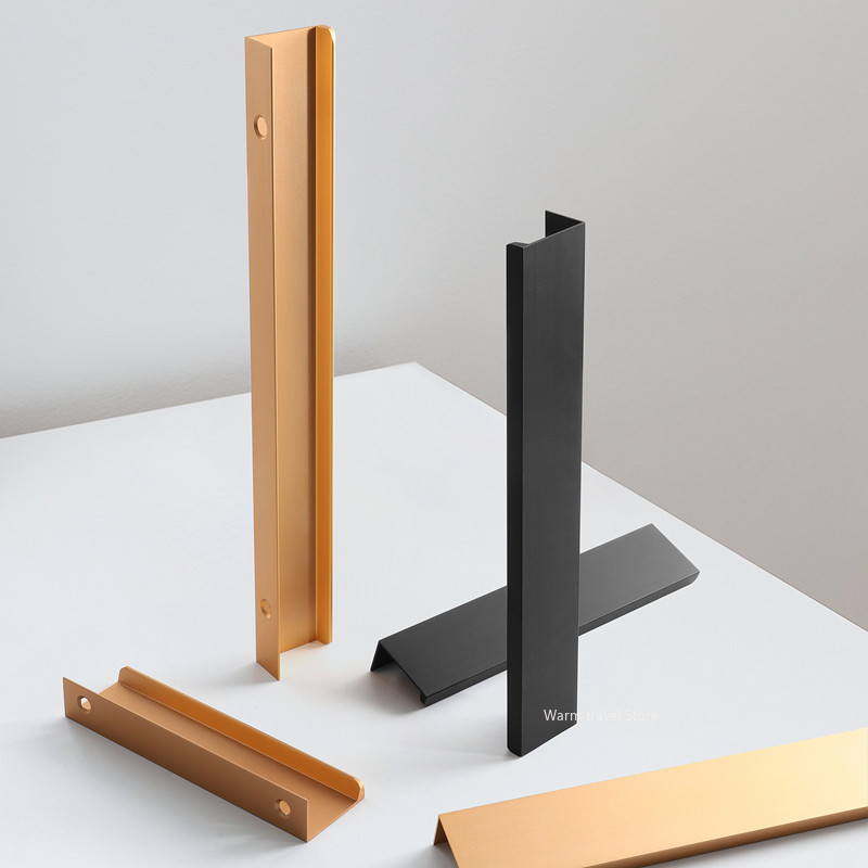 Extended drawer Cabinet Pulls  - Drawer Pull Gold 评论和价格