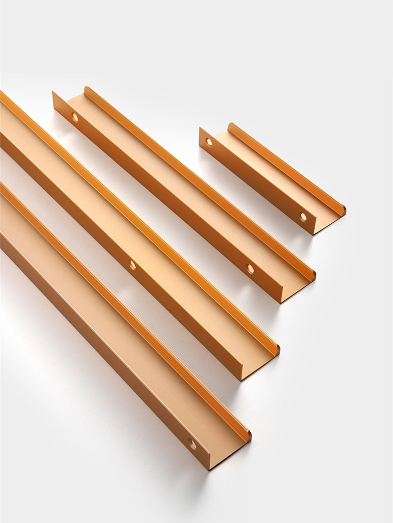 Extended drawer Cabinet Pulls  - Drawer Pull Gold 评论和价格
