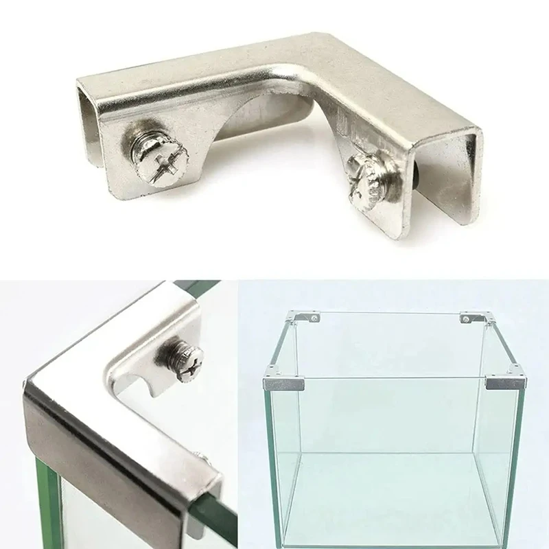 4Pcs L Type Glass Fixing Clip  - Furniture Hardware Types 评论和价格