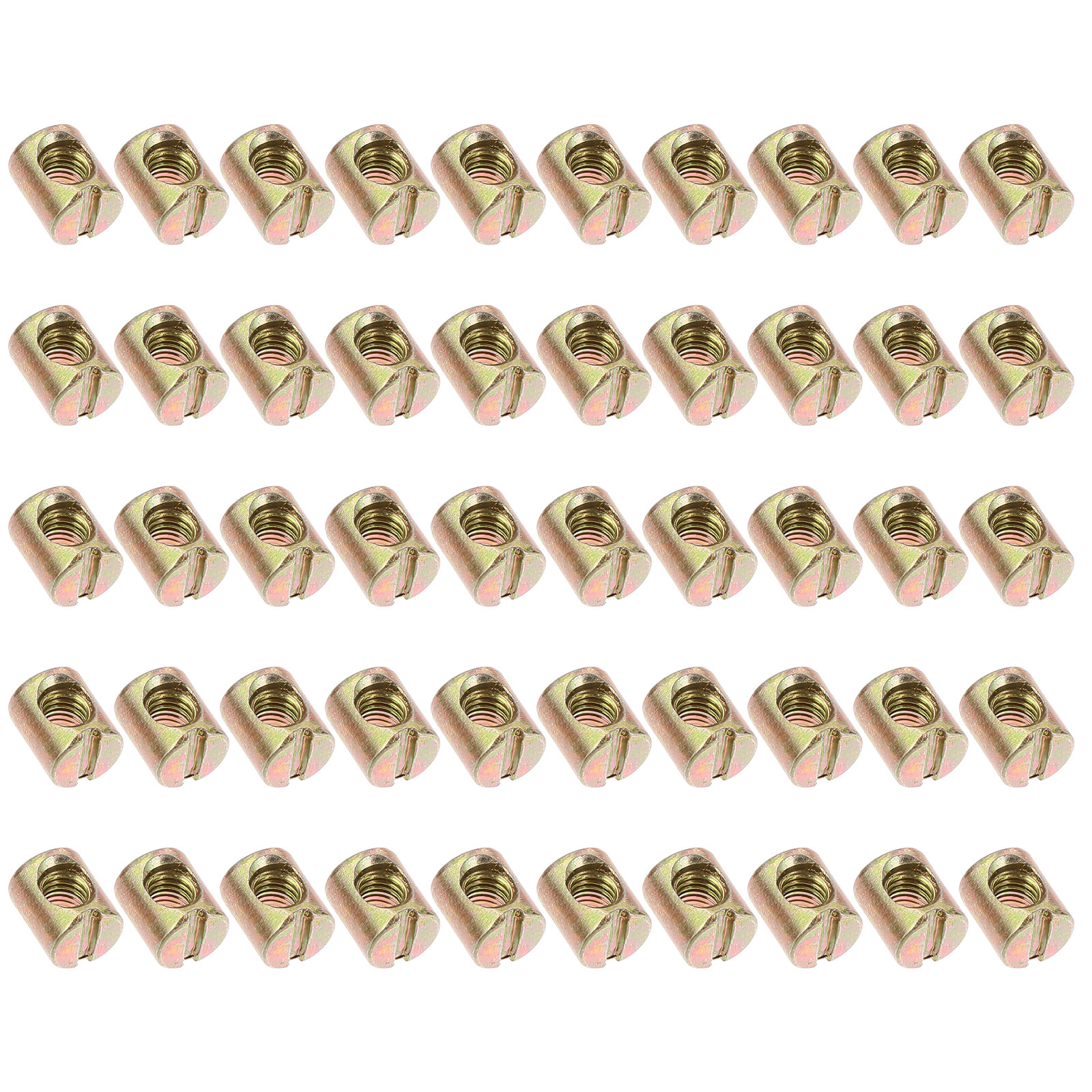 55Pcs Hammer Head Nuts Steel B - Furniture Hardware Barrel Nut 评论和价格