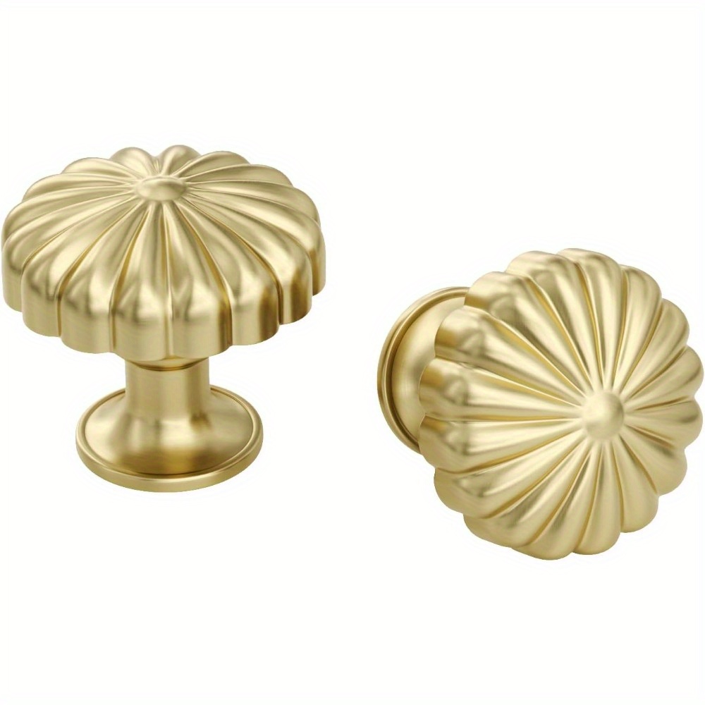 5 Pack Gold Cabinet Knobs Bras - Drawer Pull Gold 评论和价格