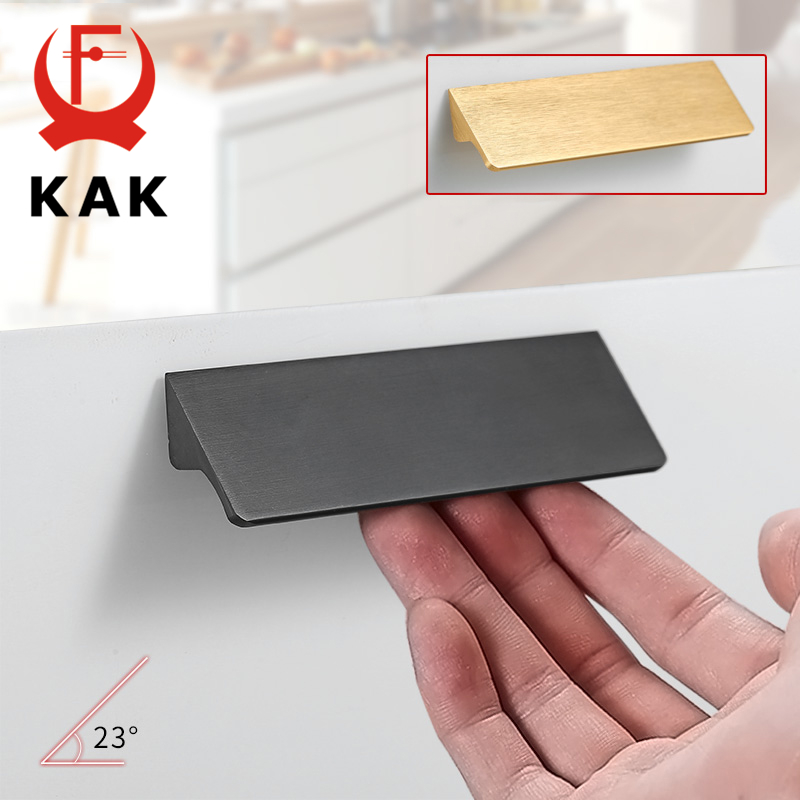 KAK Black Silver Gold Hidden C - Drawer Pull Gold 评论和价格