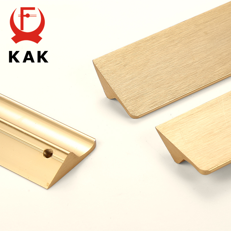 KAK Black Silver Gold Hidden C - Drawer Pull Gold 评论和价格