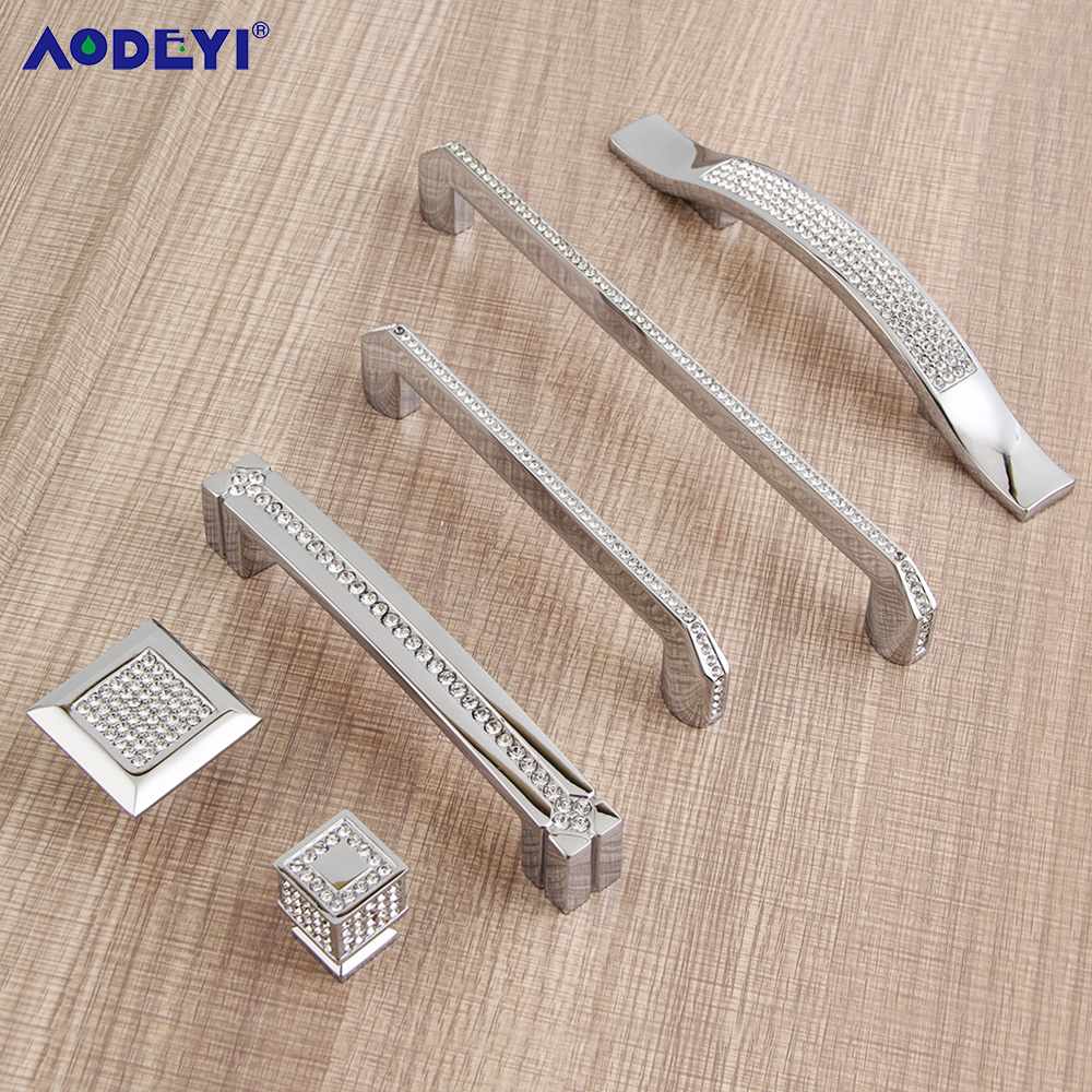 24K Real Gold Sliver Crystal D - Drawer Pull Gold 评论和价格