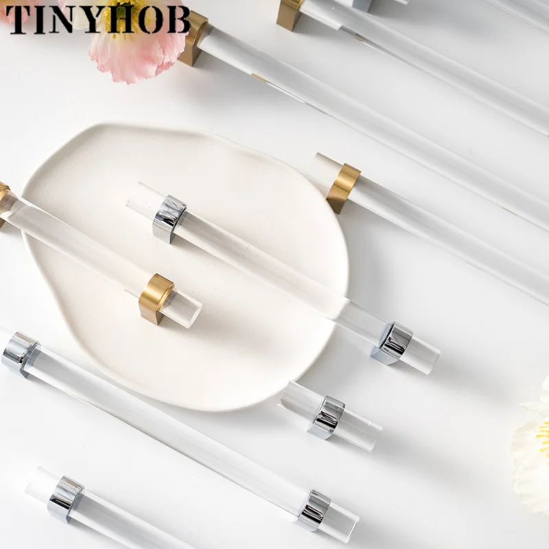 Tinyhob Acrylic+ BrassFurnitur - Drawer Pull Gold 评论和价格