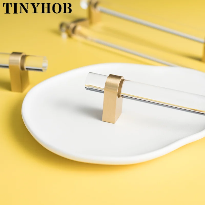 Tinyhob Acrylic+ BrassFurnitur - Drawer Pull Gold 评论和价格