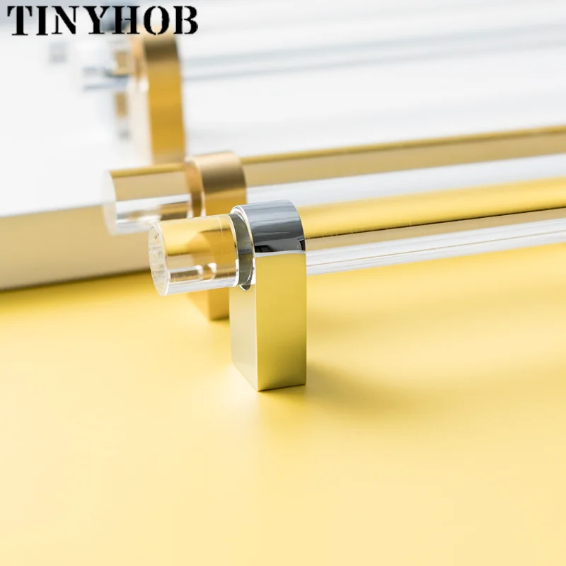 Tinyhob Acrylic+ BrassFurnitur - Drawer Pull Gold 评论和价格