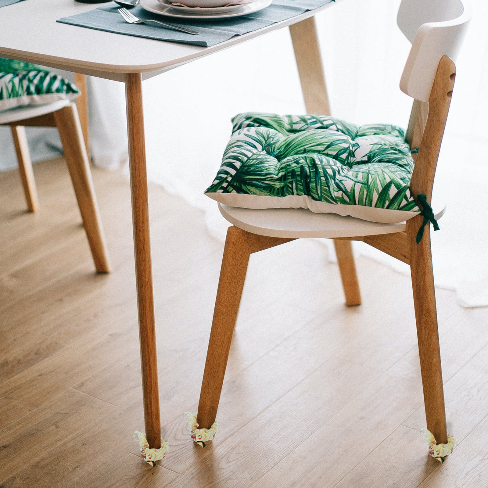 24Pcs Fabric Chair Feet Covers - Furniture Hardware Brackets 评论和价格