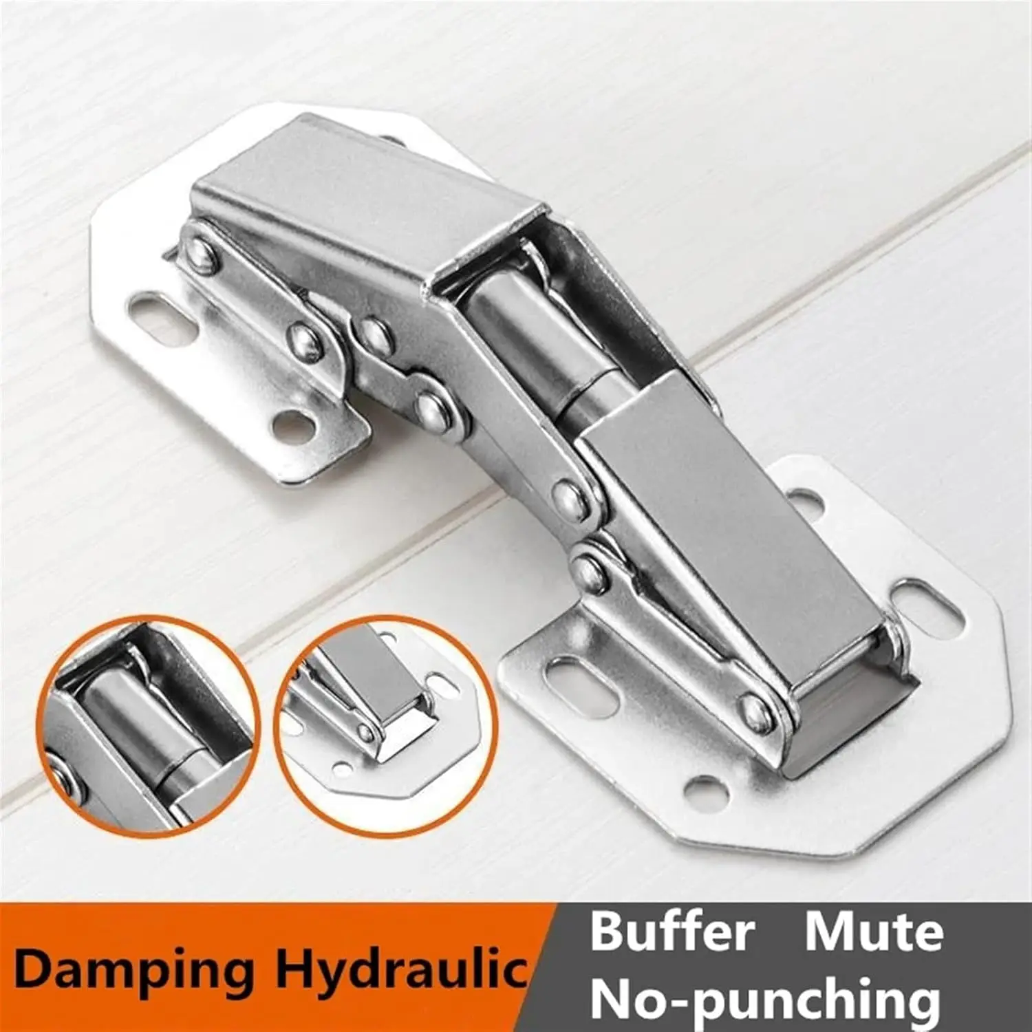No-Drilling Buffer Hinge: 2/10 - Furniture Hardware Types 评论和价格