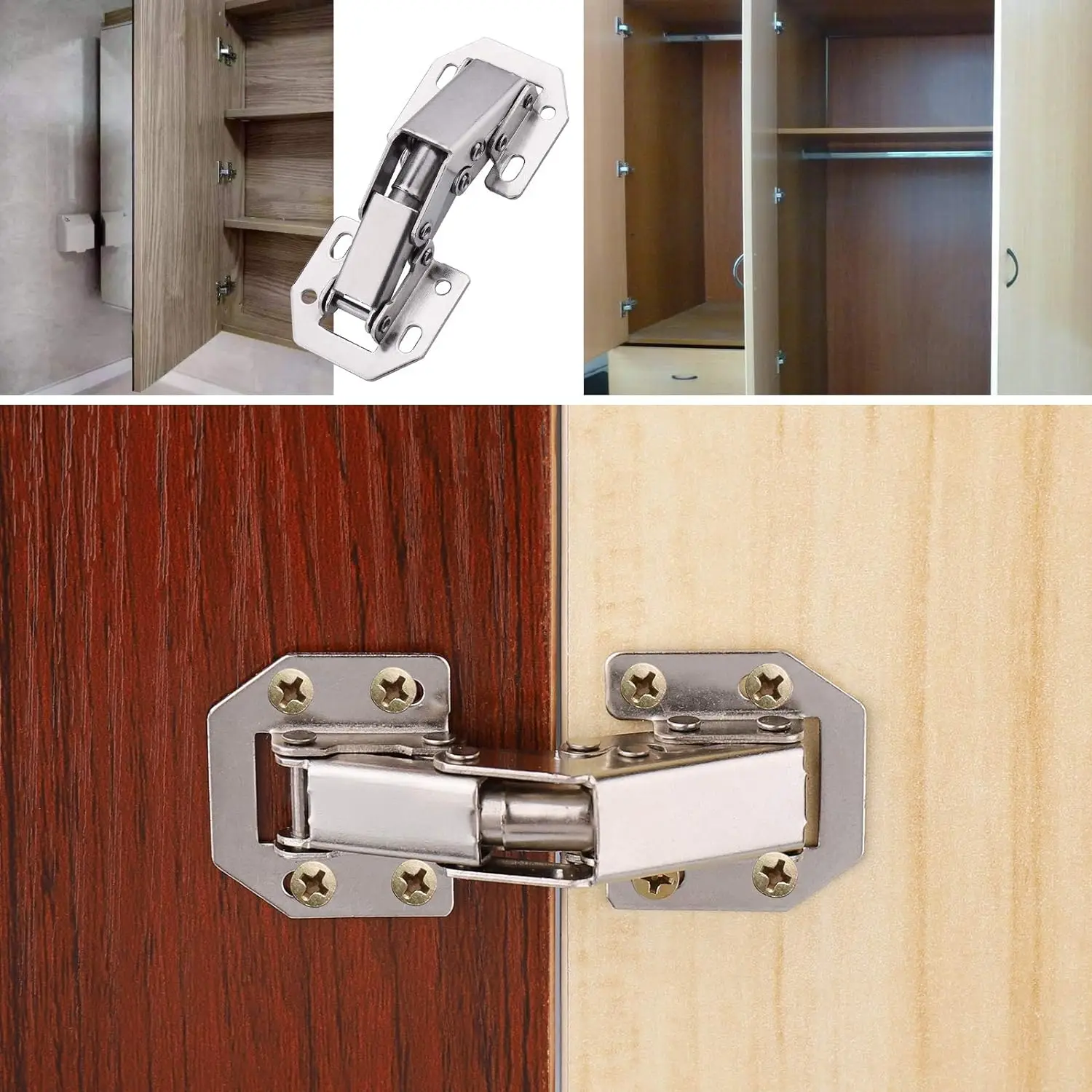 No-Drilling Buffer Hinge: 2/10 - Furniture Hardware Types 评论和价格