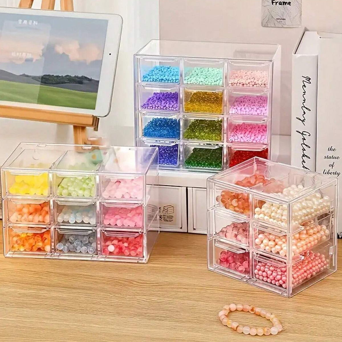 Acrylic Large Capacity Drawer  - Drawer Organizer Peg 评论和价格