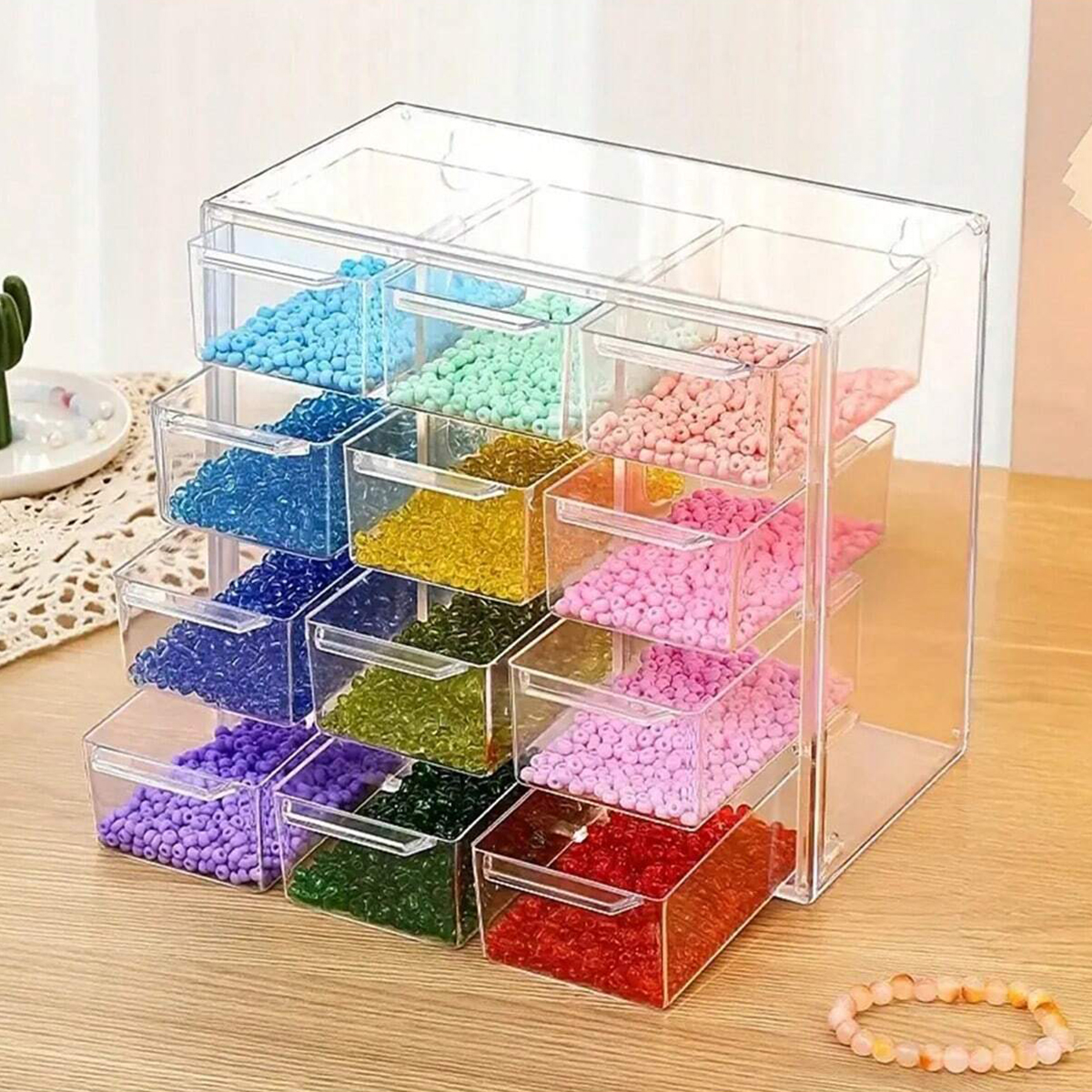 Acrylic Large Capacity Drawer  - Drawer Organizer Peg 评论和价格