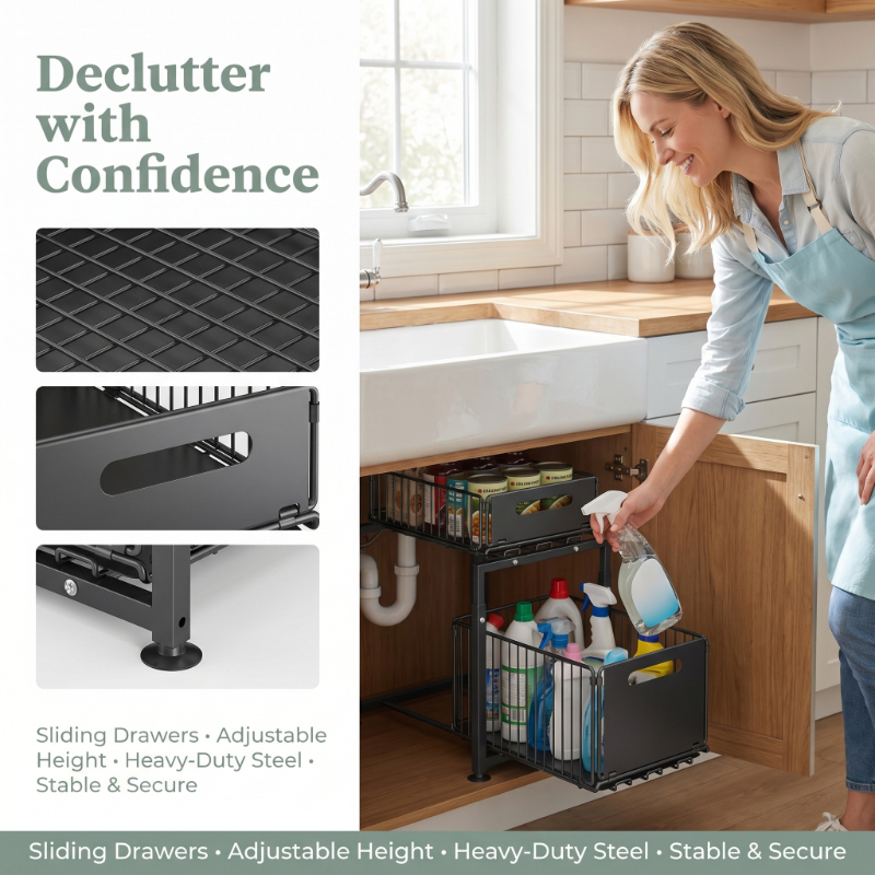 Positioning Clips 2 Tier Pull  - Drawer Organizer Peg 评论和价格