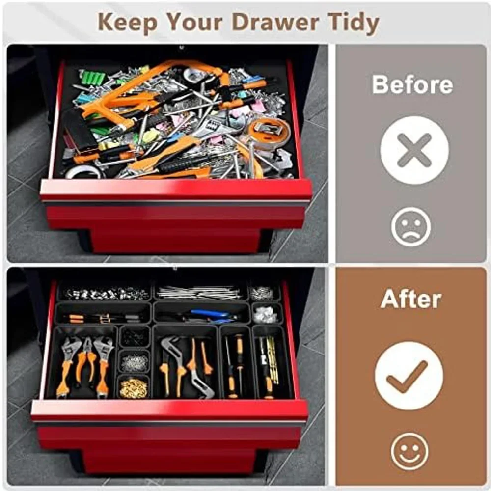32PCS Desk Drawer Organizers 3 - Drawer Organizer Peg 评论和价格