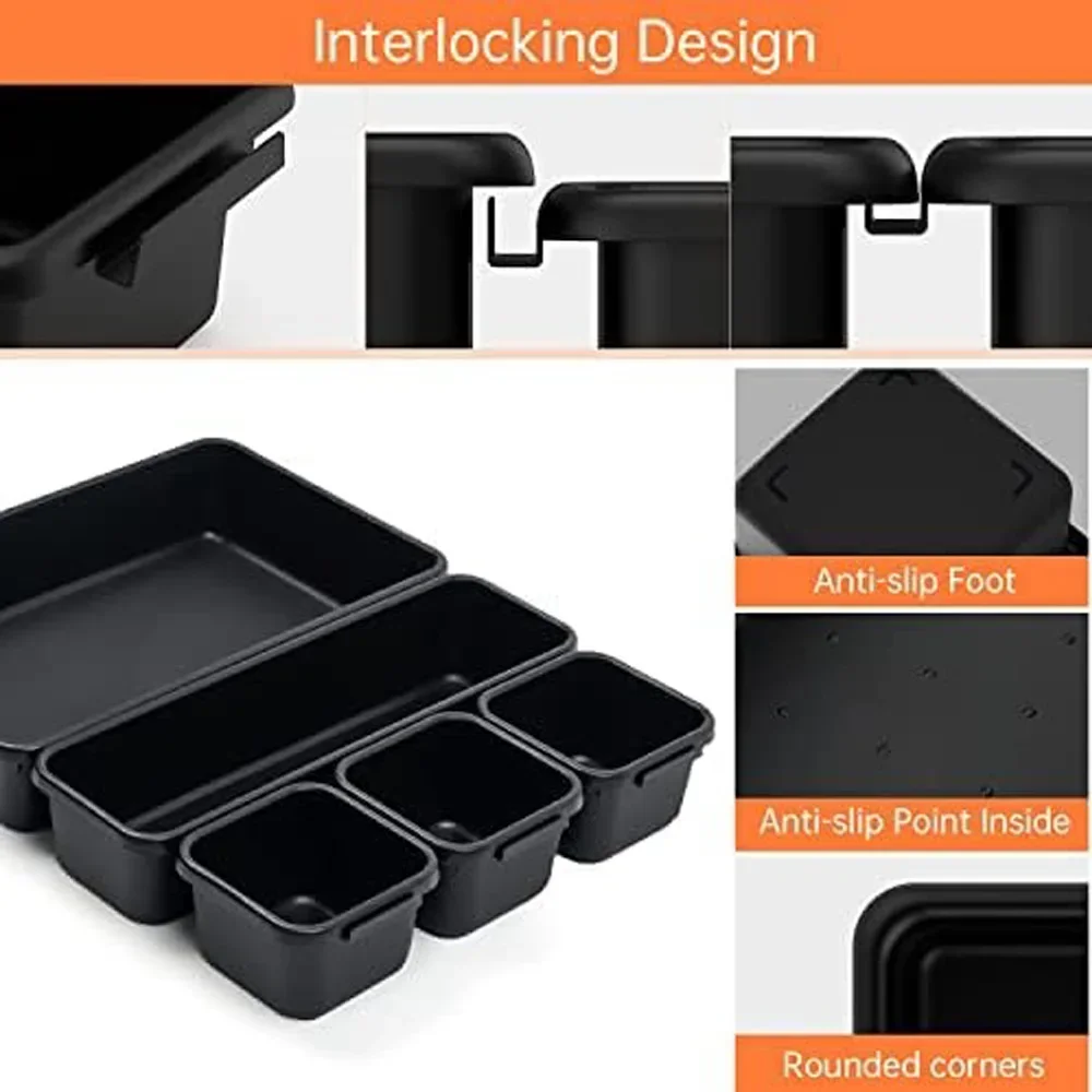 32PCS Desk Drawer Organizers 3 - Drawer Organizer Peg 评论和价格
