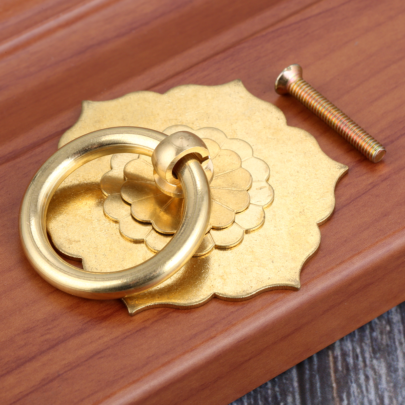 1PC 62*60mm Brass Unique Flowe - Unique Furniture Hardware 评论和价格