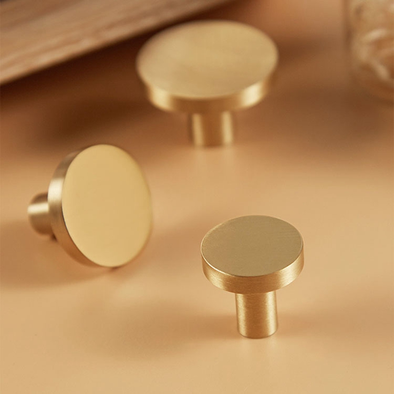 Modern Solid Brass Cabinet Kit - Drawer Pull Gold 评论和价格