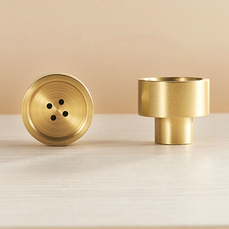 Modern Solid Brass Cabinet Kit - Drawer Pull Gold 评论和价格