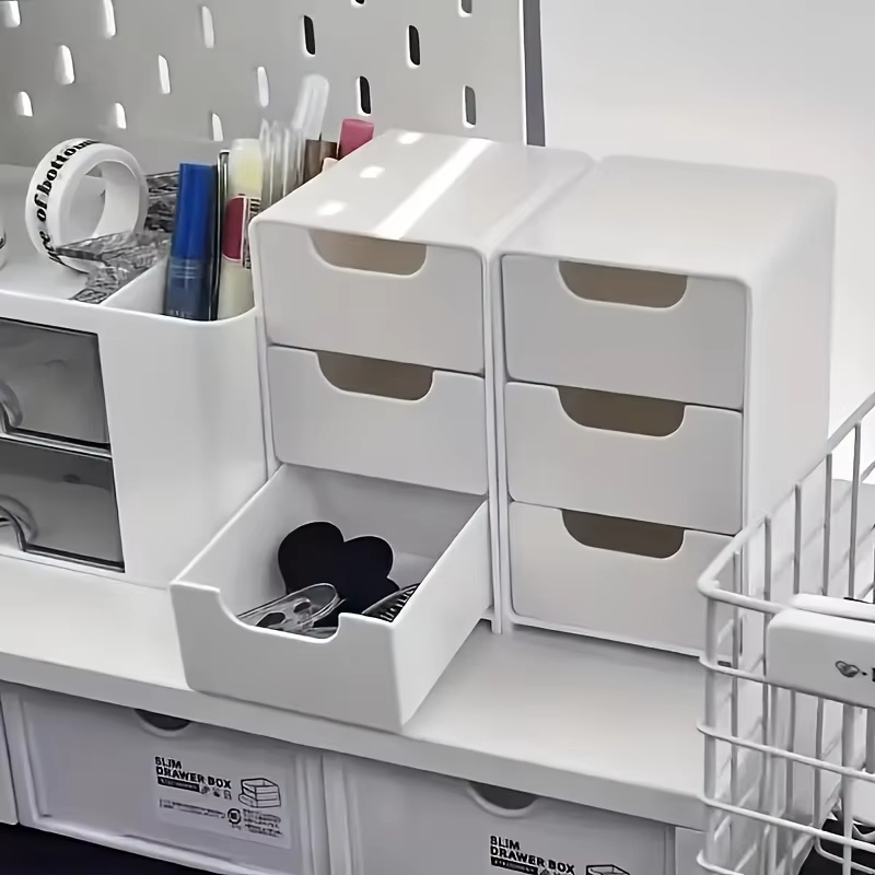 Chic 3-Tier Desk Organizer wit - Drawer Organizer Peg 评论和价格