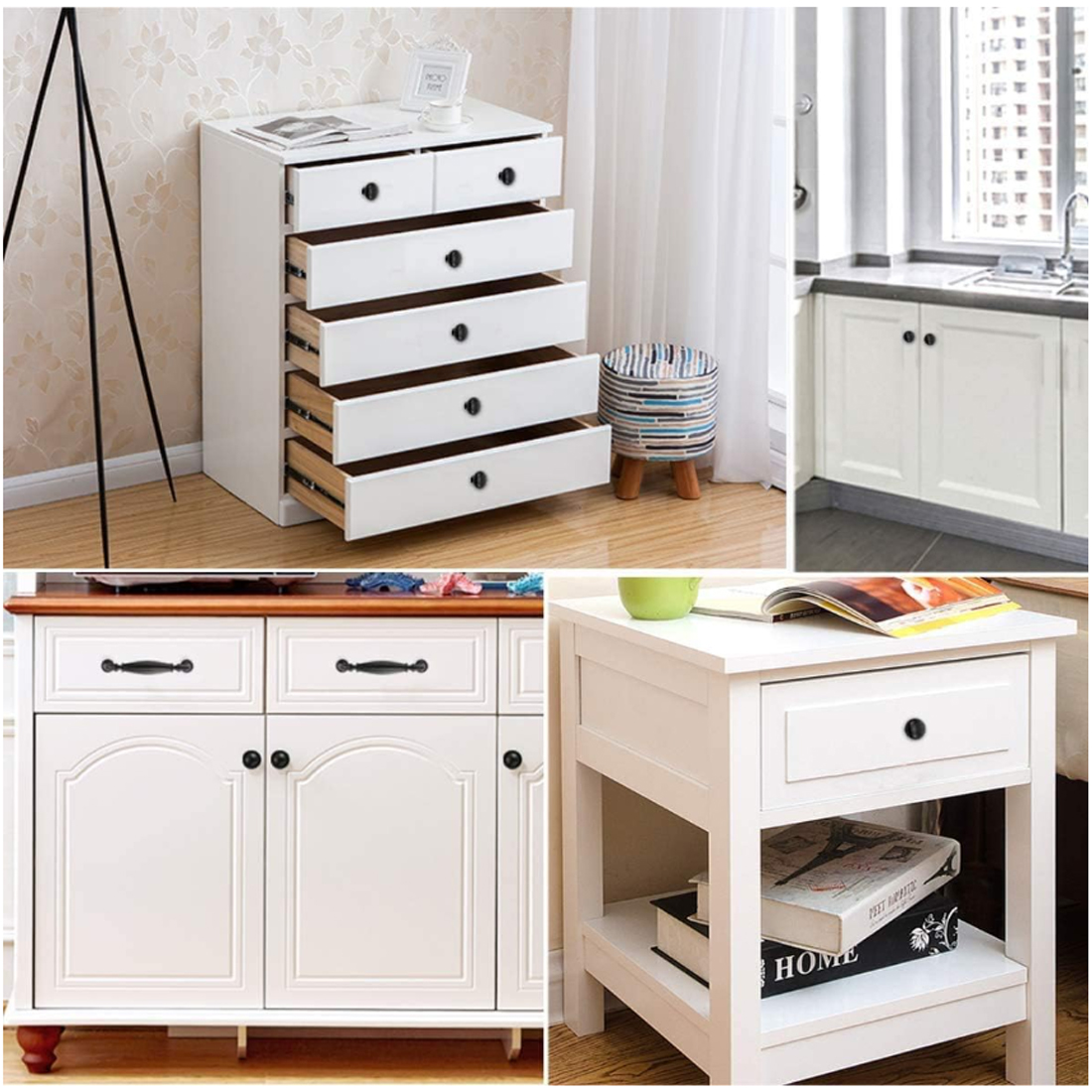 5PCS Aluminum  Kitchen Cupboar - Furniture Hardware Bolts 评论和价格