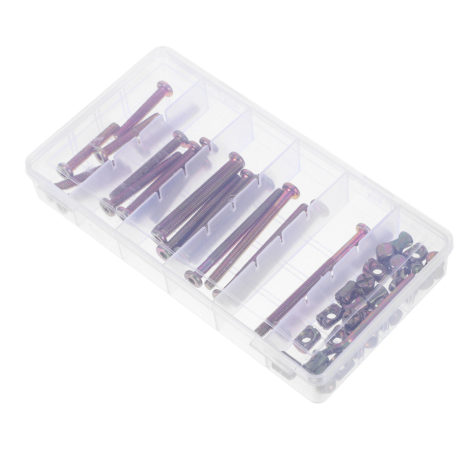 49Pcs Screw Set Hex Socket Dri - Furniture Hardware Barrel Nut 评论和价格