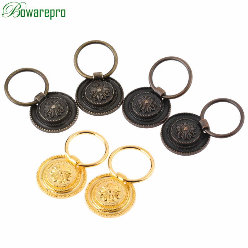 2Pcs 30mm Diameter Cabinet Dra - Drawer Pull Gold 评论和价格