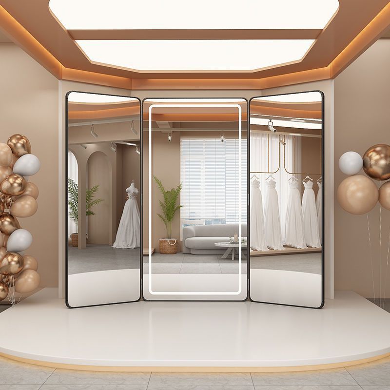 Wedding Shop Three-sided Mirro - Furniture Hardware Shop 评论和价格