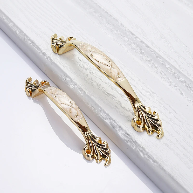 YM European Handle Drawer Ward - Drawer Pull Gold 评论和价格