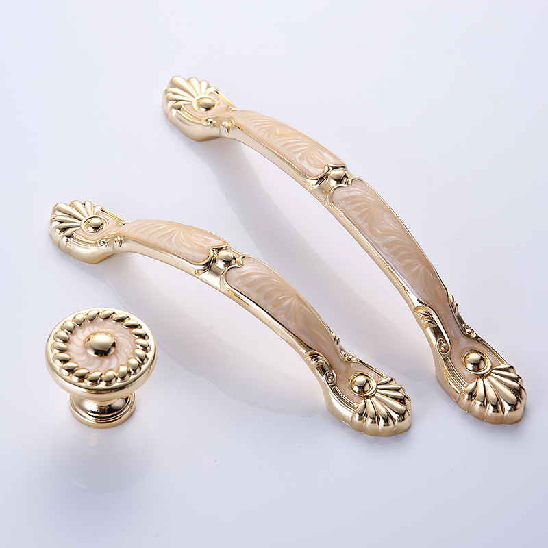 YM European Handle Drawer Ward - Drawer Pull Gold 评论和价格