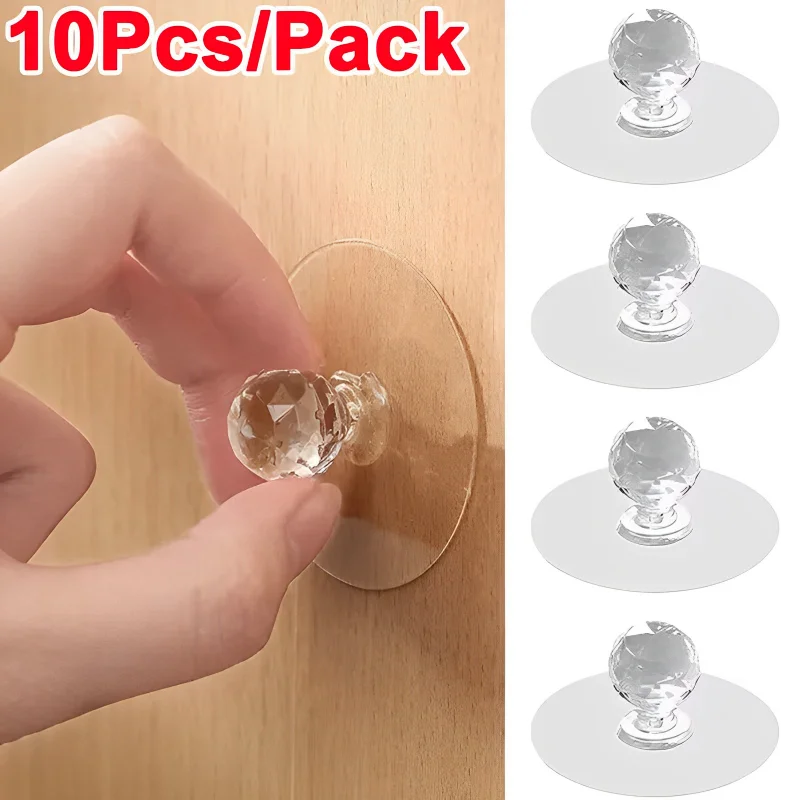 2/10Pcs Punch-free Drawer Knob - Furniture Hardware Bolts 评论和价格