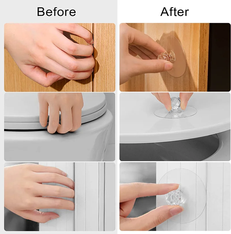 2/10Pcs Punch-free Drawer Knob - Furniture Hardware Bolts 评论和价格