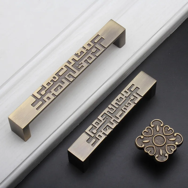 2 pcs Chinese Style Drawer Dra - Unique Furniture Hardware 评论和价格