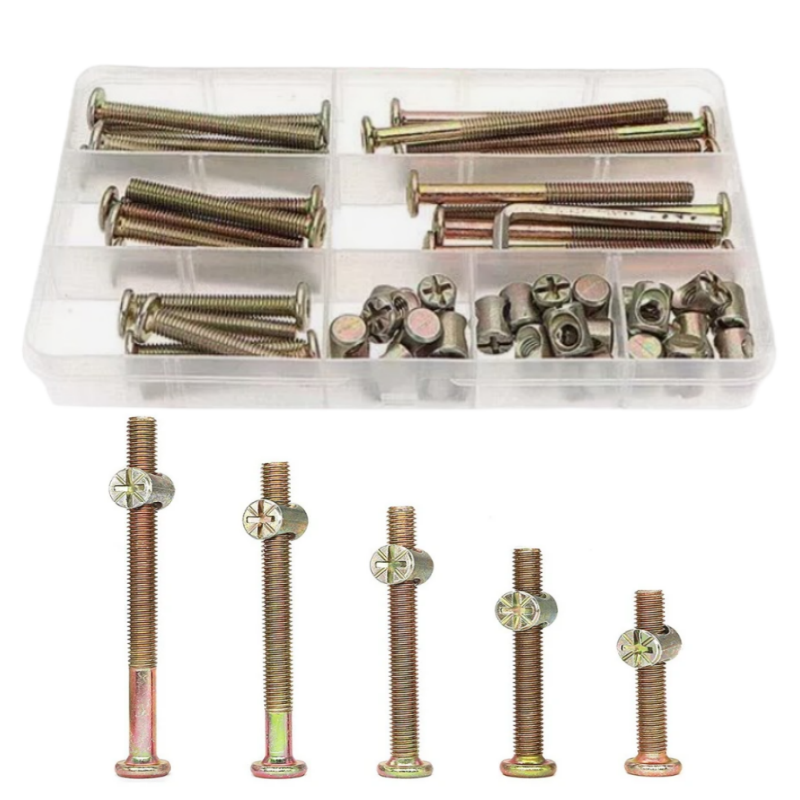 50pcs Zinc Plated Furniture Sc - Furniture Hardware Barrel Nut 评论和价格