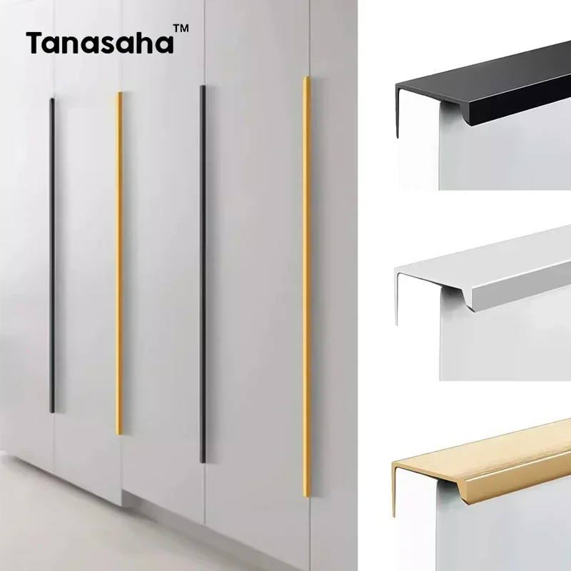 Hidden Furniture Handles Matte - Drawer Pull Gold 评论和价格